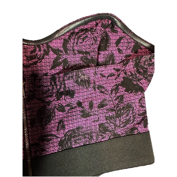 Silence + Noise Urban Outfitters Strapless Fairy Sexy Witchy Purple/Black SZ L - Picture 7 of 8